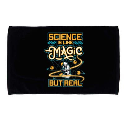 Science Is Like Magic But Real Funny Science Microfiber Hand Towel