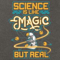 Science Is Like Magic But Real Funny Science Cotton Canvas Backpack