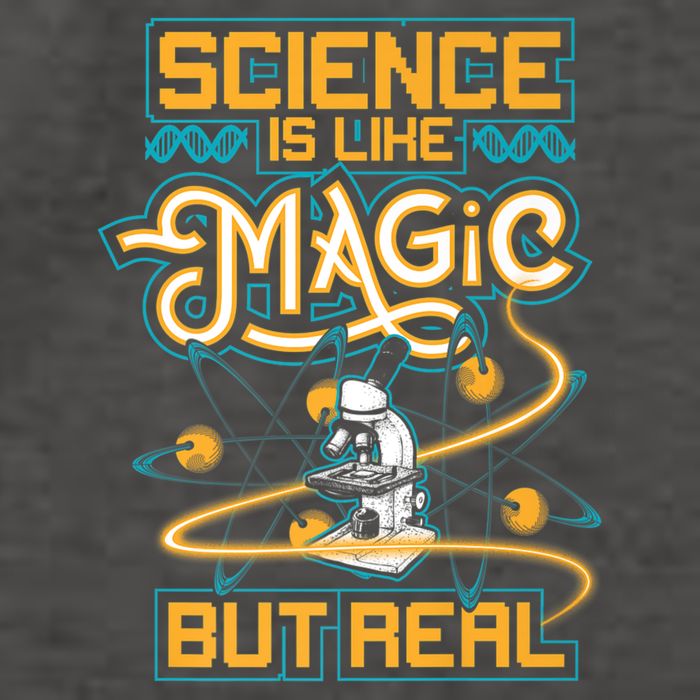Science Is Like Magic But Real Funny Science Vector Backpack
