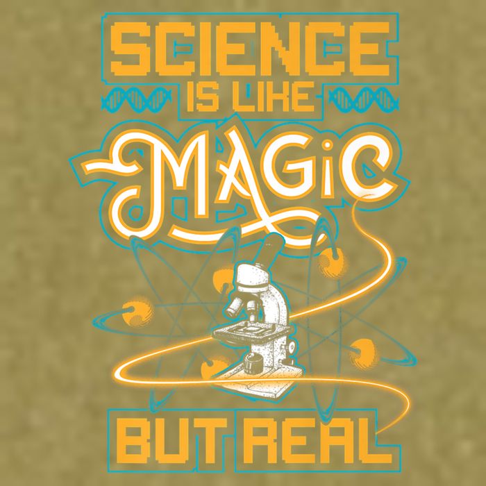 Science Is Like Magic But Real Funny Science Garment-Dyed Women's Muscle Tee