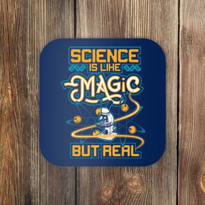 Science Is Like Magic But Real Funny Science Coaster