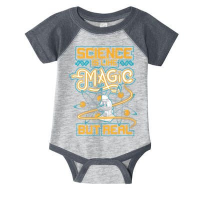 Science Is Like Magic But Real Funny Science Infant Baby Jersey Bodysuit