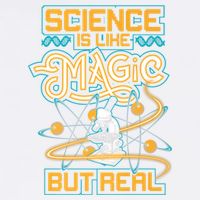 Science Is Like Magic But Real Funny Science Garment-Dyed Sweatshirt