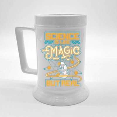 Science Is Like Magic But Real Funny Science Beer Stein