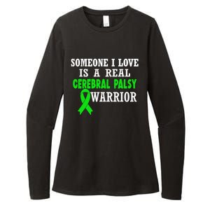 Someone I Love Cerebral Palsy Warrior Cerebral Palsy Ribbon Gift Womens CVC Long Sleeve Shirt