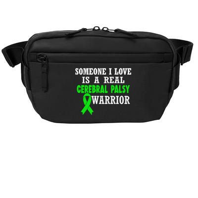 Someone I Love Cerebral Palsy Warrior Cerebral Palsy Ribbon Gift Crossbody Pack