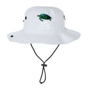 Sorry I'am Late A Saw A Turtle Funny Turtle Gift Legacy Cool Fit Booney Bucket Hat