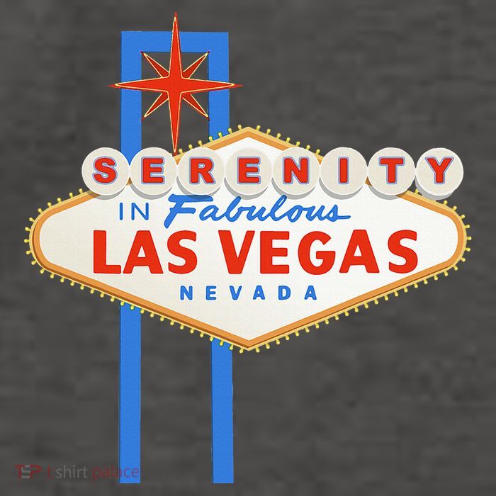 Serenity In Las Vegas Welcome Sign Aa Na Clean & Sober Vector Backpack