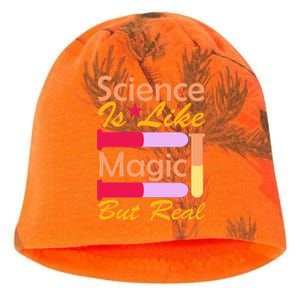 Science Is Like Magic But Real Kati - Camo Knit Beanie