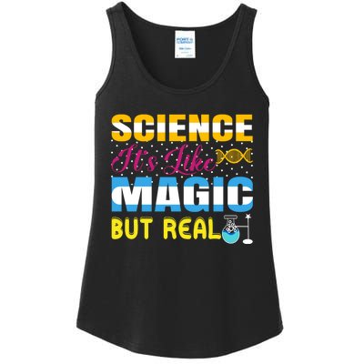 Science ItS Like Magic But Real Graphic Ladies Essential Tank