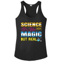 Science ItS Like Magic But Real Graphic Ladies PosiCharge Competitor Racerback Tank