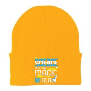 Science: ItS Like Magic But Real Knit Cap Winter Beanie