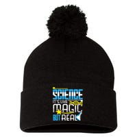 Science: ItS Like Magic But Real Pom Pom 12in Knit Beanie