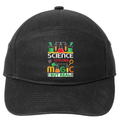 Science: ItS Like Magic But Real 7-Panel Snapback Hat