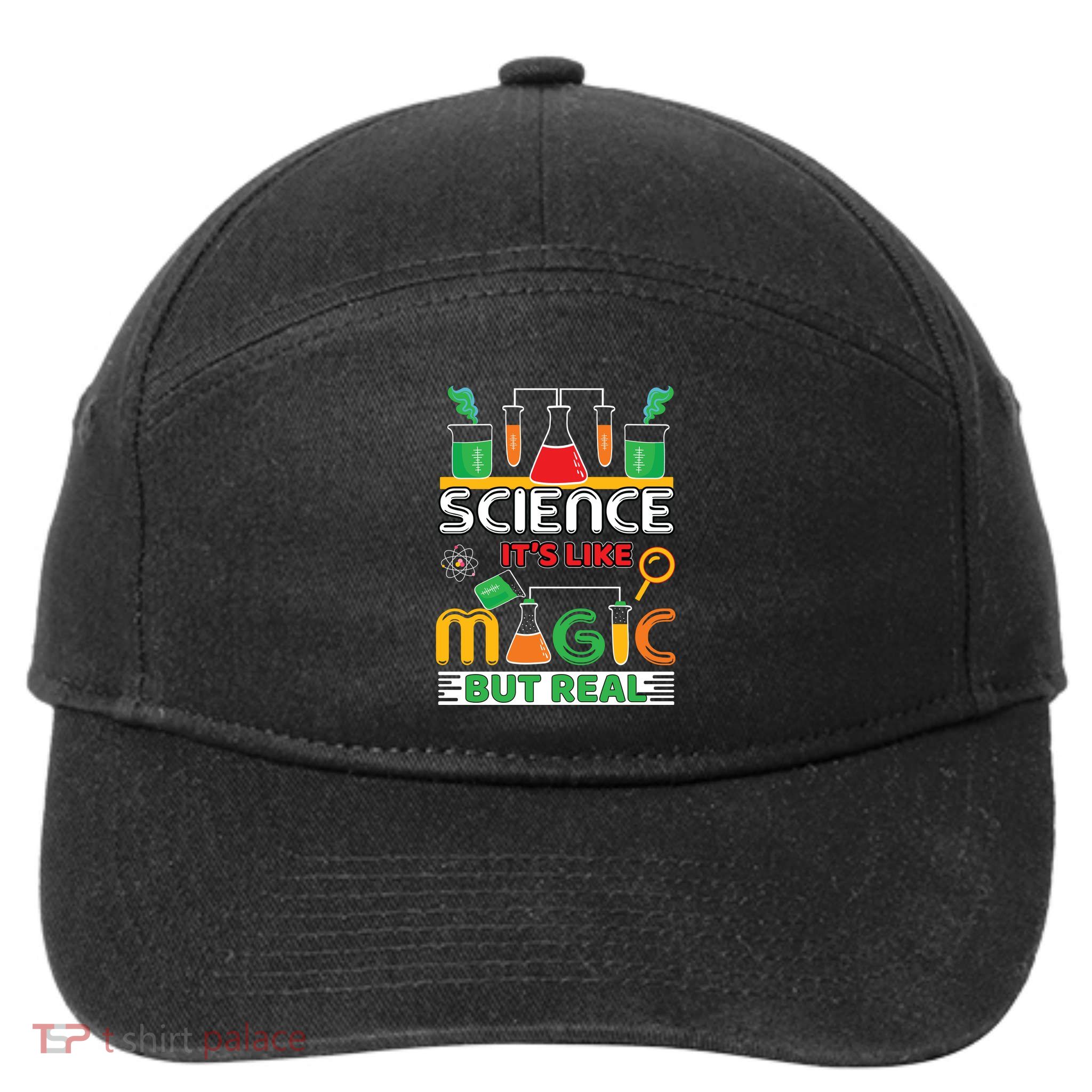 Science: ItS Like Magic But Real 7-Panel Snapback Hat