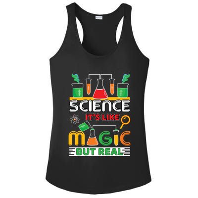 Science: ItS Like Magic But Real Ladies PosiCharge Competitor Racerback Tank