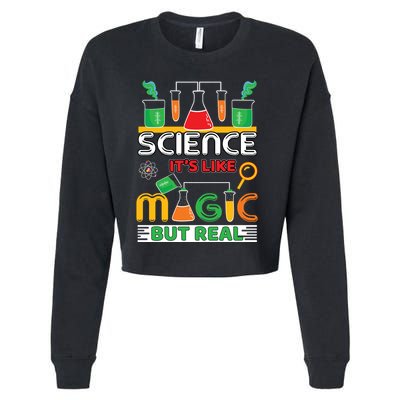 Science: ItS Like Magic But Real Cropped Pullover Crew