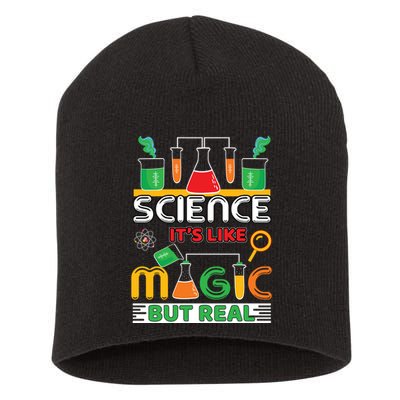 Science: ItS Like Magic But Real Short Acrylic Beanie