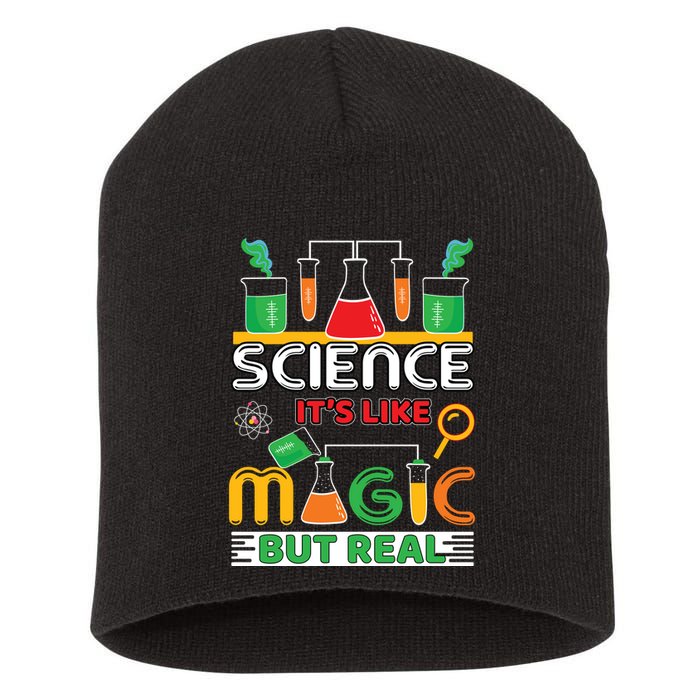 Science: ItS Like Magic But Real Short Acrylic Beanie