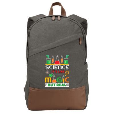Science: ItS Like Magic But Real Cotton Canvas Backpack
