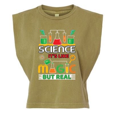 Science: ItS Like Magic But Real Garment-Dyed Women's Muscle Tee