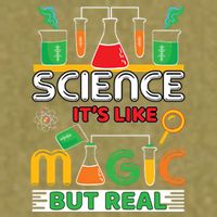 Science: ItS Like Magic But Real Garment-Dyed Women's Muscle Tee