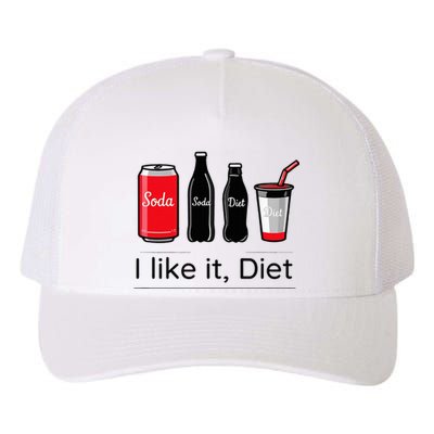 Soda I Like It Diet Essentials Morning Beverage Love Yupoong Adult 5-Panel Trucker Hat