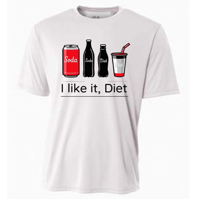 Soda I Like It Diet Essentials Morning Beverage Love Cooling Performance Crew T-Shirt