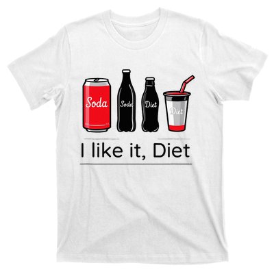 Soda I Like It Diet Essentials Morning Beverage Love T-Shirt