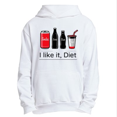 Soda I Like It Diet Essentials Morning Beverage Love Urban Pullover Hoodie