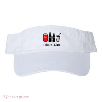 Soda I Like It Diet Essentials Morning Beverage Love Valucap Bio-Washed Visor