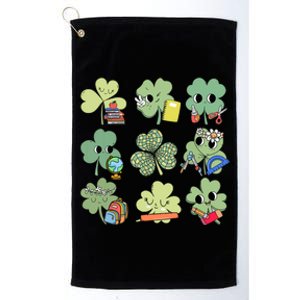 Shamrock Irish Lucky Platinum Collection Golf Towel