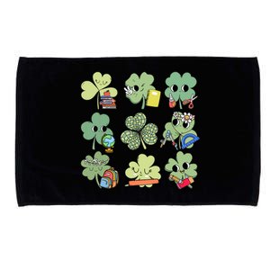 Shamrock Irish Lucky Microfiber Hand Towel