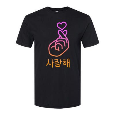 Saranghae I Love You Softstyle CVC T-Shirt