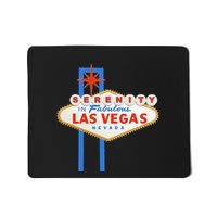 Serenity In Las Vegas Welcome Sign Aa Na Clean & Sober Mousepad
