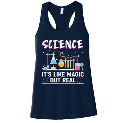 Science Its Like Magic But Real Women's Racerback Tank