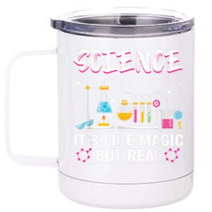 Science Its Like Magic But Real 12 oz Stainless Steel Tumbler Cup