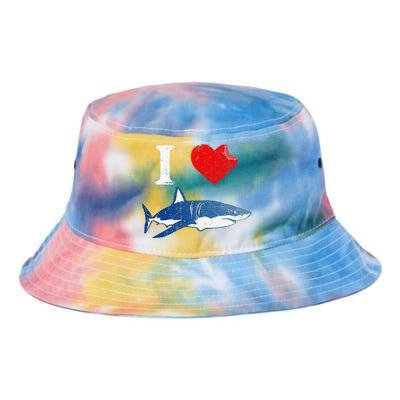 Shark I Love Shark Lover Gift Shark Tie Dye Newport Bucket Hat