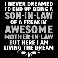 Son In Law Art From Mother In Law For Son In Law Women's Crop Top Tee