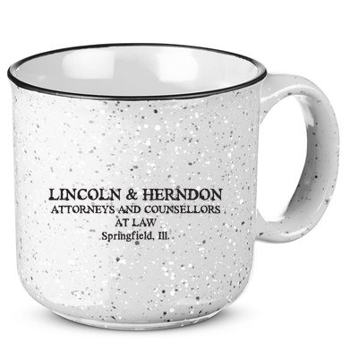 Springfield Illinois Lincoln Herndon Law Abe Lincoln 15oz Campfire Ceramic Mug