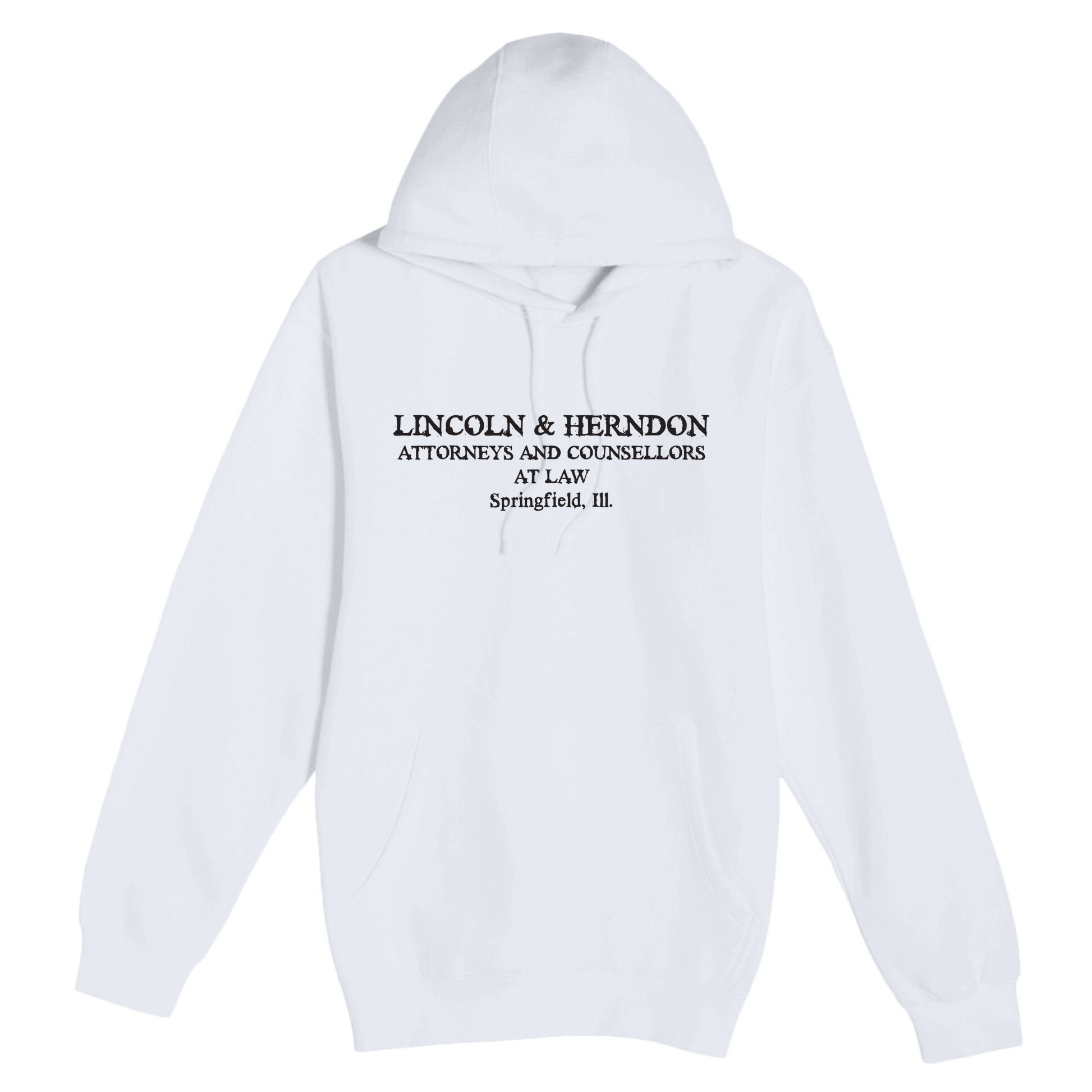 Springfield Illinois Lincoln Herndon Law Abe Lincoln Premium Pullover Hoodie