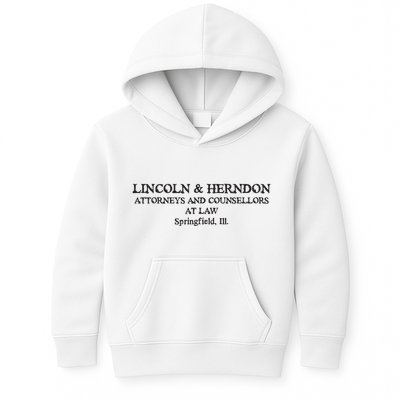 Springfield Illinois Lincoln Herndon Law Abe Lincoln Kids Hoodie