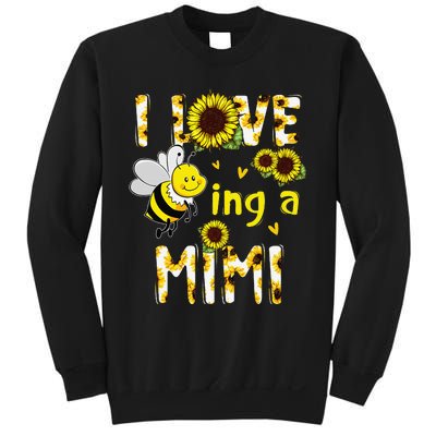 Sunflower I Love Being A Mimi Bee gift for Mother's Day Sweatshirt