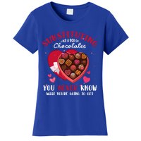 Substituting Is Like A Box Of Chocolates Substitute Teacher Gift Women's T-Shirt