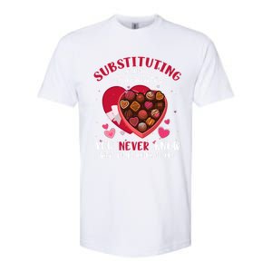 Substituting Is Like A Box Of Chocolates Substitute Teacher Gift Softstyle CVC T-Shirt