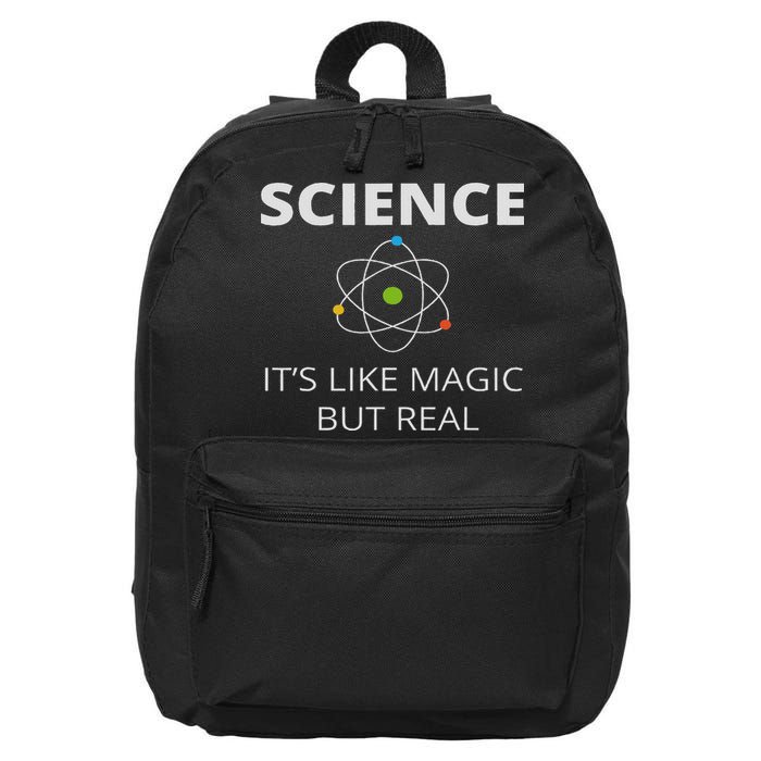 Science It's Like Magic But Real Geek Scientist 16 in Basic Backpack