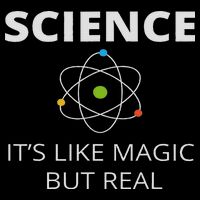 Science It's Like Magic But Real Geek Scientist 16 in Basic Backpack