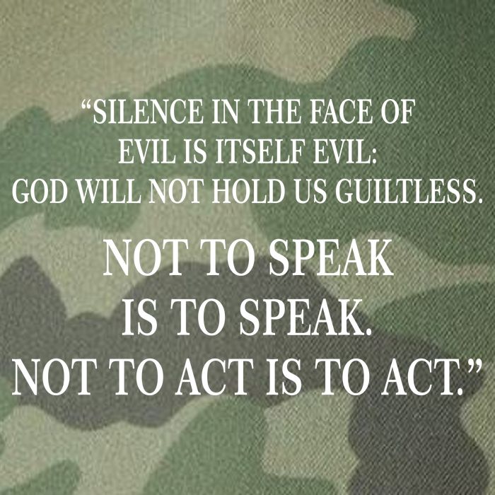 Silence In The Face Of Evil Quote Legacy Tie Dye Trucker Hat