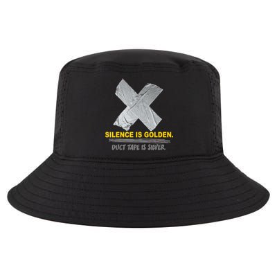 Silence Is Golden Duct Tape Is Silver Cool Comfort Performance Bucket Hat