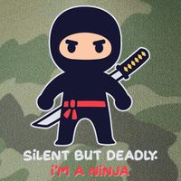 Silent But Deadly I'm A Ninja Legacy Tie Dye Trucker Hat